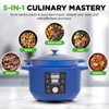 6 Quart Electric Dutch Oven | 1500W 5-in-1 Enamel Coated