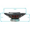 2 Audiobank 6x9 700 Watt 3-Way Red Car Audio Stereo