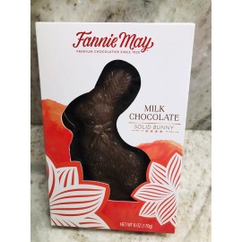 Fannie May Milk Chocolate Solid Bunny: 6oz/170gm