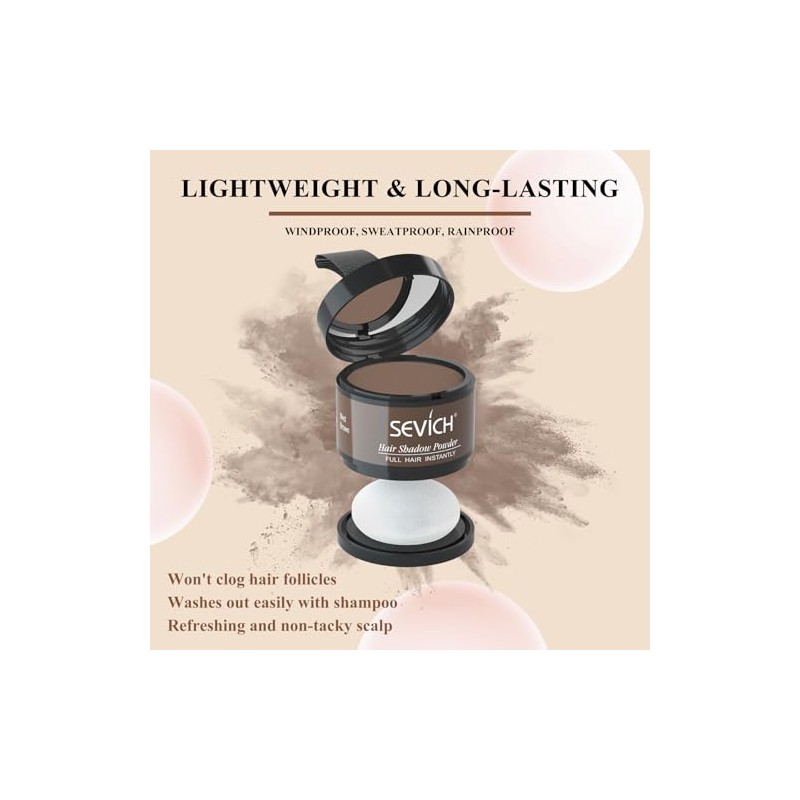 (Medium brown) - Instantly Hair Shadow - Sevich Hair Line