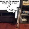 3 Section Laundry Basket for Dark, Light, and Color Clothes