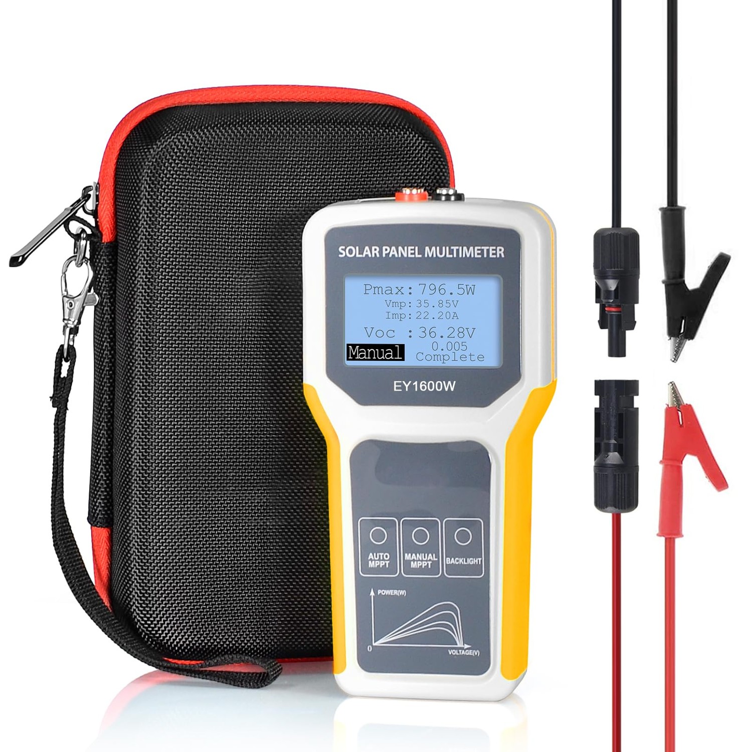 Solar Panel MPPT Tester 1600W, AIMOEST Photovoltaic Multimeter for Pmax ...