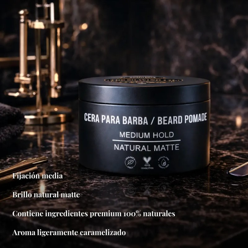 Pomada Negra Para Barba 250 Ml Barbers®