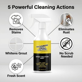 GXFANZHU AlienPower Spray – A powerful cleaner for kitchens, floors, toilets, and cars. Its quick-acting formula effectively removes hard water stains, rust, yellowing, and stubborn residues.