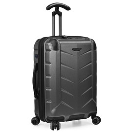 Traveler's Choice Silverwood II Hardside Expandable Spinner Luggage, Gray-Out of Stock, 21" Carry-On