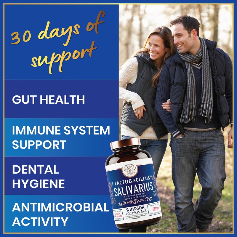 Lactobacillus Salivarius Probiotic Capsules - L Salivarius Probiotic Oral Dental