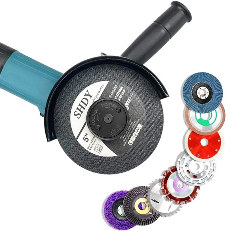 Eyech M10 Thread Angle Grinder Self-Locking Pressure Plate, Quick Release