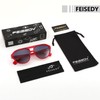 FEISEDY Sunglasses Women Men Polarized, Small 70s Aviator Frame, Retro