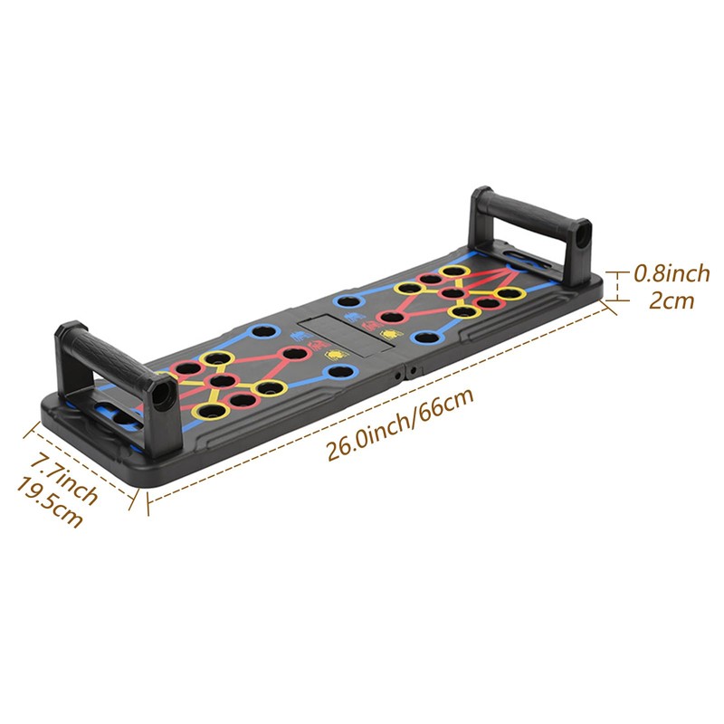 Wesoke Push Up Board Multi-function Foldable Push Up Bar Stands