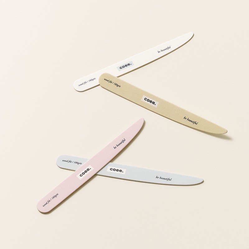 Koi Full Color Long-Lasting Korean Double-Sided Nail File 180 Grit,