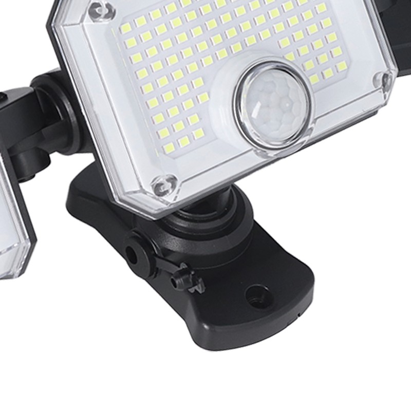 4 Head Solar Sensor Light 7700K 8W IP65 3 Gear