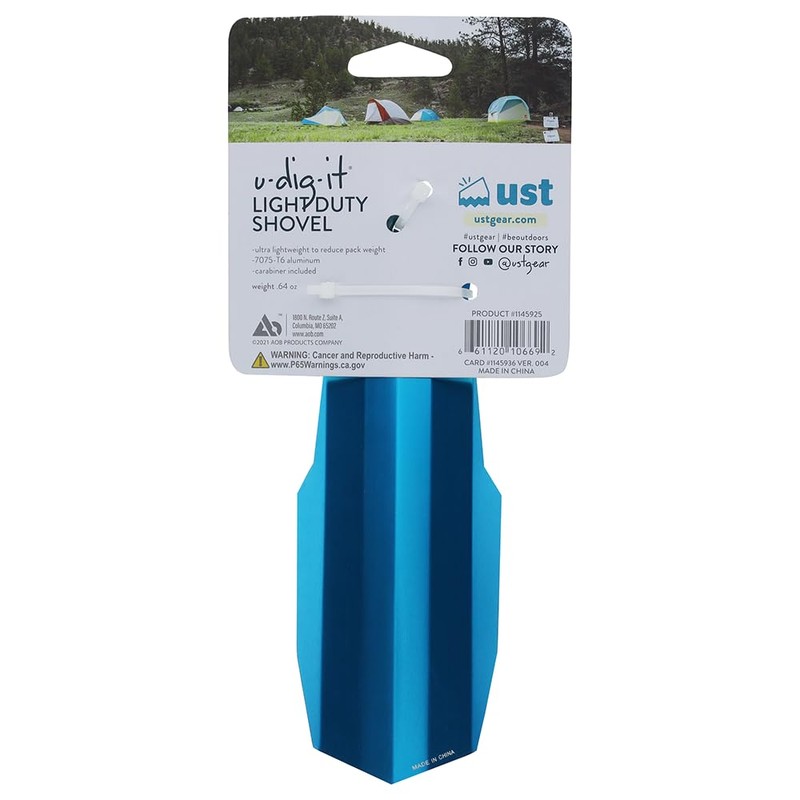 ust U-Dig-It Light Duty Shovel with Convenient, Lightweight Design for