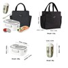 Adult Bento Lunch Box Set with Insulated Lunch Bag –