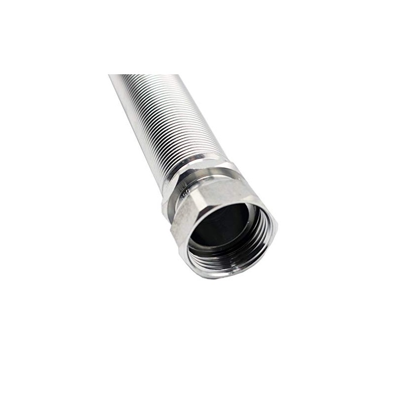 Corrugated Pipe Extendible 1 Inch Internal Thread 110-210 mm Stainless