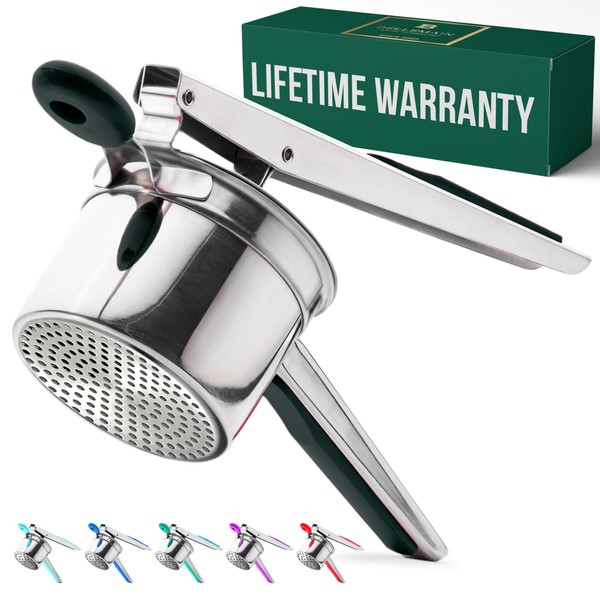 Bellemain 15 oz Large Potato Ricer | Heavy-Duty Stainless Steel