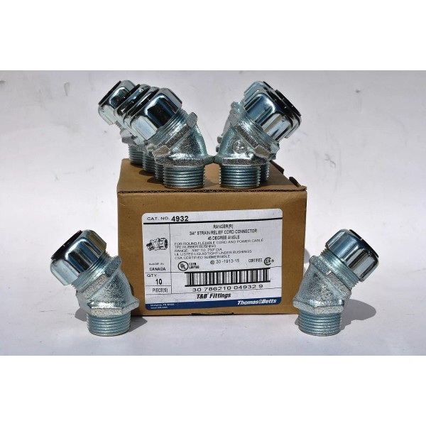Thomas & Betts Box of 10 T&B 4932 3/4" Strain
