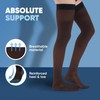 5XL Plus Size Compression Thigh Hi Socks for Men 20-30mmHg