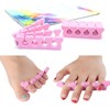 ANCLLO 12 x Pink Soft Foam Toe Separators