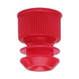Karter Scientific Test Tube Cap, Flange Type, 13mm, Red, Karter Scientific 207Y3 (Pack 25)