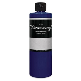 Chroma Chromacryl 1402 Student Acrylic Paint, Cool Blue, 0.5 Gal