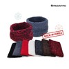 Incontro Slim Neck Warmer / Soft Scarf / Cold Protection Mask Slim Neck Warmer Gray 3ea