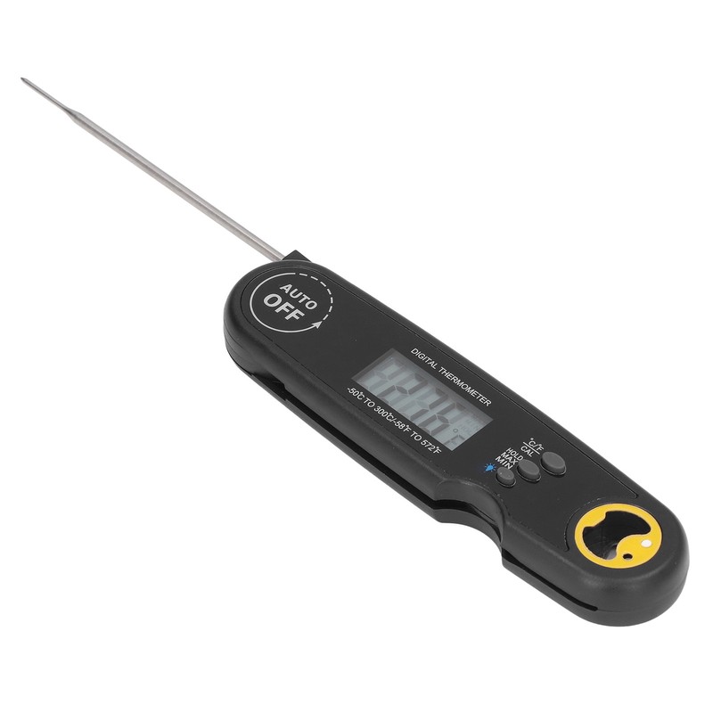 Food Thermometer Folding Waterproof Electrical Meat Thermometer Probe Quick Temperature