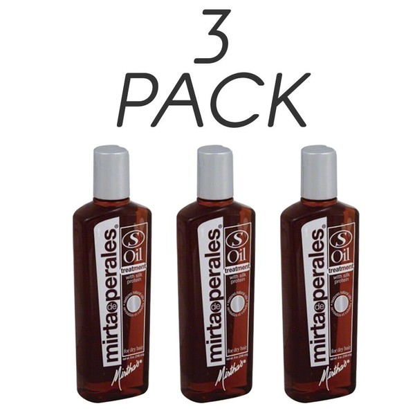 Mirta De Perales Oil Treatment Shampoo. Deep Hair Hydration. 8 Oz. Pack of 3