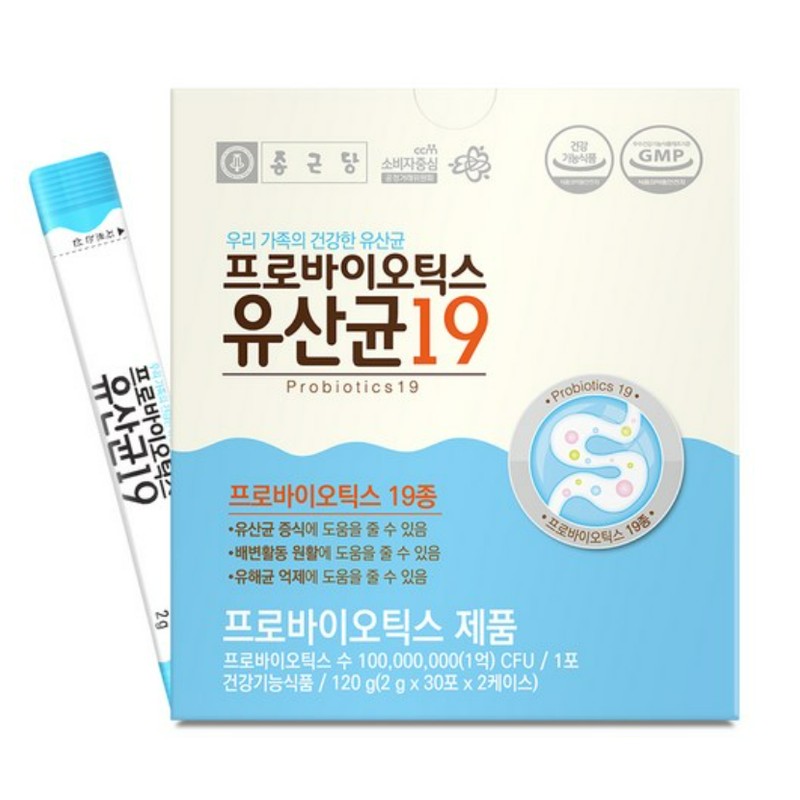 Chong Kun Dang Probiotics Lactobacillus 19 2g x 60 packets