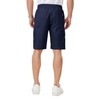 Ougelebo Men's Cargo Shorts Elastic Waist with Drawstring, darkblue, XXL