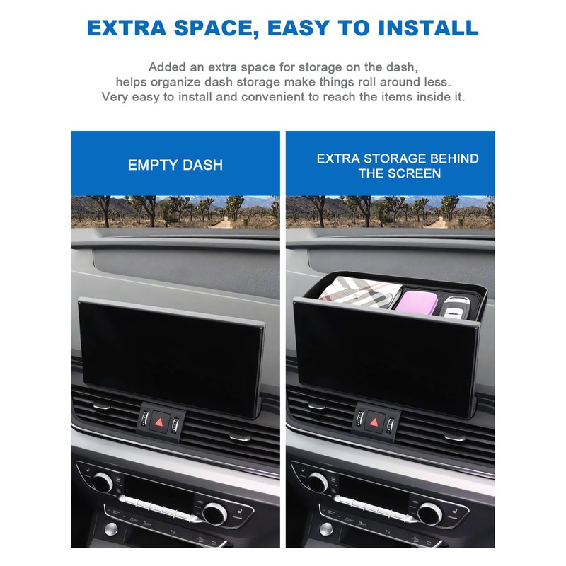 CDEFG Center Console Dashboard Storage Box for 2021 2022 2023