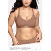 Vertvie Bras for Women Wireless Comfortable Push Up Bra Scalloped