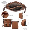 JESSIE & JAMES 2 Toned Belt Concealed Carry Crossbody Bag