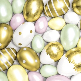 Servietten Ostern 20 Napkins Shimmering Easter Eggs | Spring | Easter | Table Decoration 33 x 33 cm