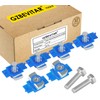 GZBEVITAR 1/4"-20 Nylon Channel Squeeze Nut and Bolt, 8mm Thickened