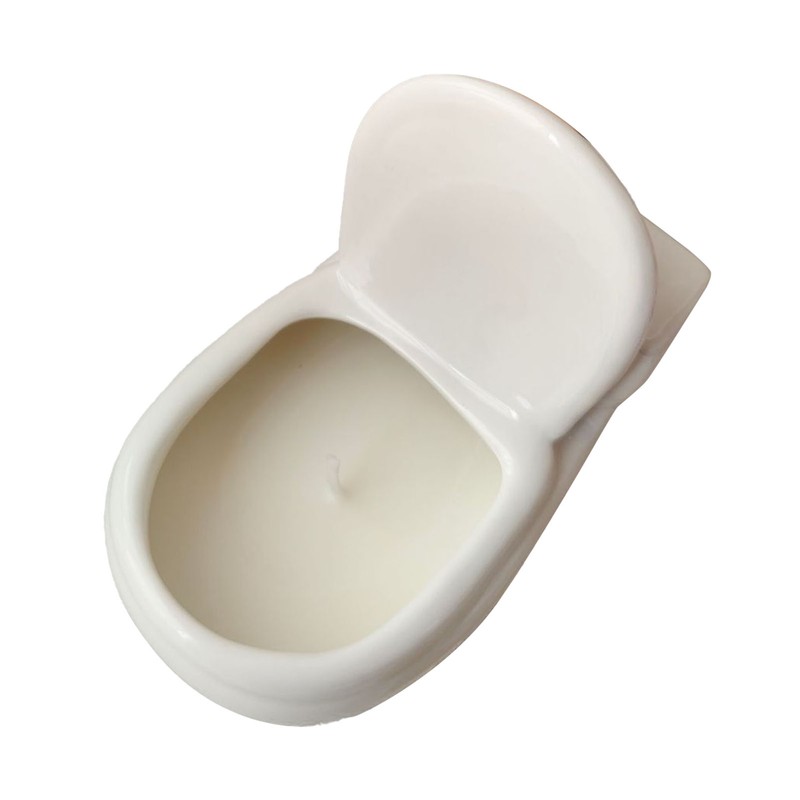 Scented Candle Toilet Style Rich Fragrance Romantic Odor Removal Decorative