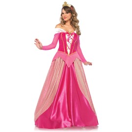 Leg Avenue Women's Princess Aurora Costume, Pink, Medium