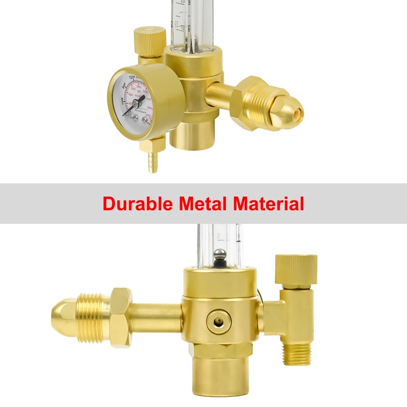Zistel CO2 Argon Regulator Argon Flow Meter Gas Regulator Gauge