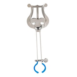 Kisangel Portable Trumpet Music Note Clip Silver Durable Music Score Holder Clamp for Instrument Players Musicians Students Office Use