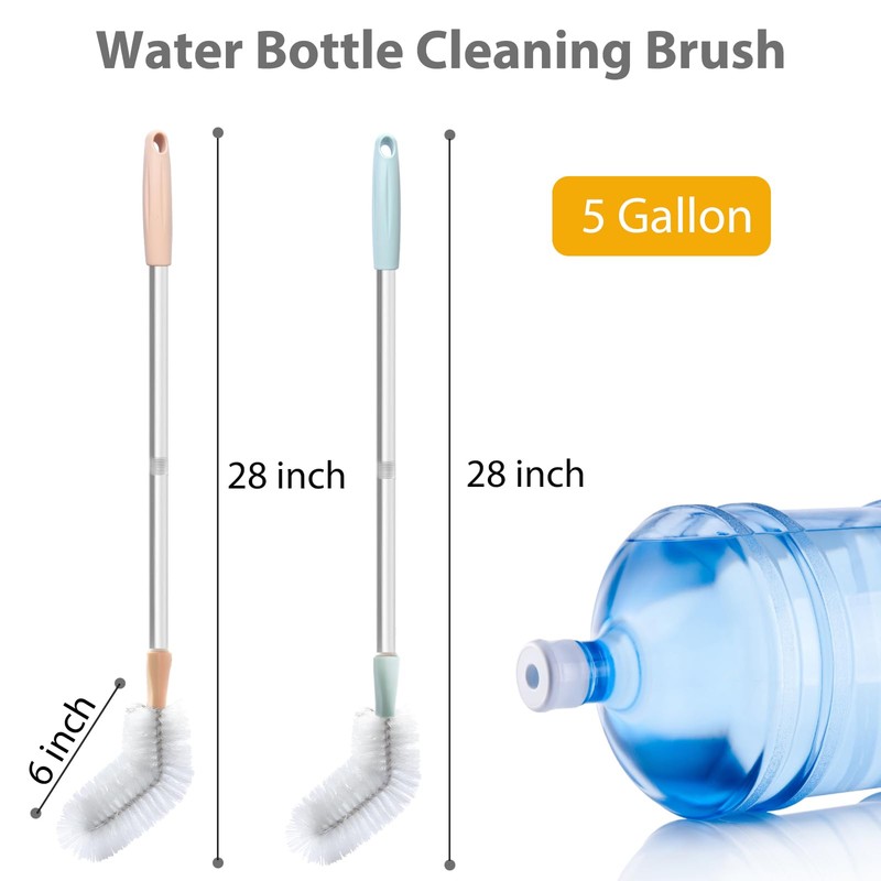 Water Bottle Cleaning Brush, 2 Pack 28inch Bendable Water Bottle