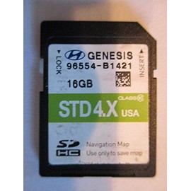 B1421 2014 2015 Hyundai Genesis Navigation MAP Sd Card,GPS Update, U.S.A OEM Part # 96554-B1421 STD 4X OEM Part