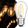 ECOVANIA Upgrade IP65 Waterproof Outdoor String Light Bulbs, 2W LED
