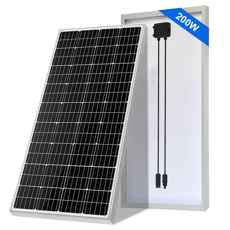 PFCTART 200Watt 12V Solar Panel Monocrystallin