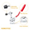 POWERTEC 4PK Toggle Clamp, 500 lbs Holding Capacity, 225D Quick