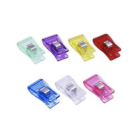 UnnormalS Temporary Clip Plastic Sewing Supplies 7 Mixed Colors (Pack of 40)