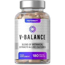 Horb?ach Candida Support | 1 Billion CFU | Botanical & Live Culture Formula with Oregano, Zinc, Garlic, Lactobacillus & More! | 180 Vegan Tablets | by Horbaach