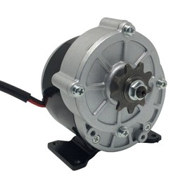 BEMONOC Electric Tricycle Motor MY1016Z3 36V 350W 300RPM DC Electric Bicycle Motor 9 Tooth Sprocket DIY