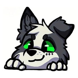 YUNEX 5.1 Inch Furry Peeker Car Accessories Decals Cartoon Window Laptop Bumper Campervan Luggage Stickers Scratch-Proof Vinyl