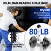 80PCS Self-Drilling #8 Drywall Anchors & Screws Set - Heavy-Duty