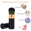 Pack of 2 Retractable Makeup Brushes, Portable Blush Brush, Liquid