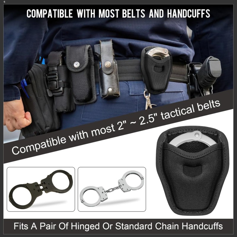 Open Top Handcuff Holder. Handcuff Case, Trusted Gear for Law